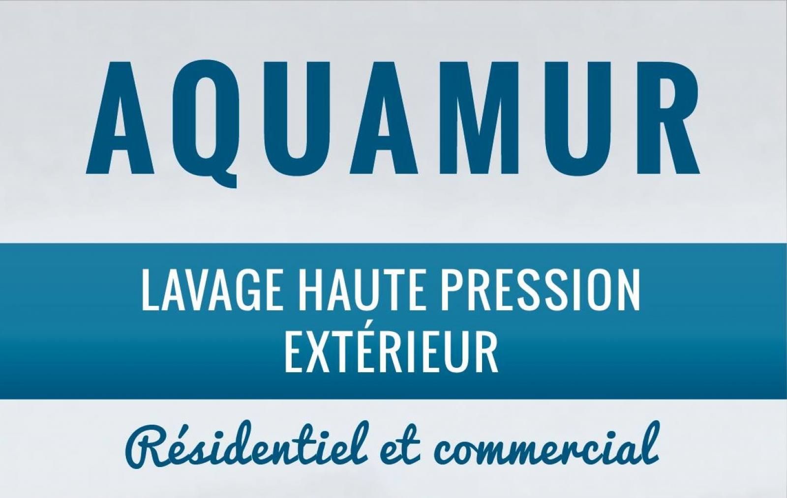 Aquamur  nettoyage haute pression. Logo